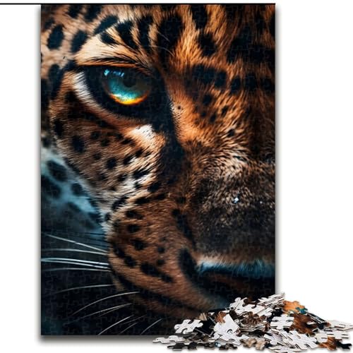 1000-teiliges Puzzle für Erwachsene, faszinierendes Leopardenauge, aus Holz, EIN tolles Geschenk für Familienspaß, 50x75cm, für Geburtstage, Feiertage, Weihnachten, Halloween 1000-teiliges Puzzle für Erwachsene, faszinierendes Leopardenauge, aus Holz, EIN tolles Geschenk für Familienspaß, 50x75cm, für Geburtstage, Feiertage, Weihnachten, Halloween von LiJianXXR