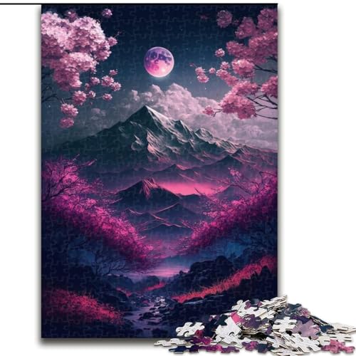 1000-teiliges Puzzle für Erwachsene, japanische Landschaft, Neon, aus Holz, EIN tolles Geschenk für Familienspaß, 50x75cm, für Geburtstage, Feiertage, Weihnachten, Halloween 1000-teiliges Puzzle für Erwachsene, japanische Landschaft, Neon, aus Holz, EIN tolles Geschenk für Familienspaß, 50x75cm, für Geburtstage, Feiertage, Weihnachten, Halloween von LiJianXXR