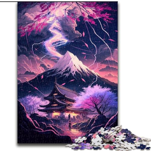 1000-teiliges Puzzle für Erwachsene, japanischer Tempel, aus Holz, EIN tolles Geschenk für Familienspaß, 50x75cm, für Geburtstage, Feiertage, Weihnachten, Halloween 1000-teiliges Puzzle für Erwachsene, japanischer Tempel, aus Holz, EIN tolles Geschenk für Familienspaß, 50x75cm, für Geburtstage, Feiertage, Weihnachten, Halloween von LiJianXXR