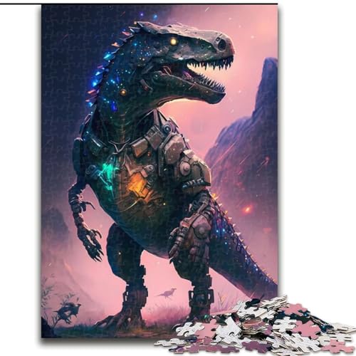 1000-teiliges Puzzle für Erwachsene, mechanischer Dinosaurier aus Holz, hochschwieriges Denkspiel für Teenager, 50x75cm, Geburtstagsgeschenkidee, anspruchsvolles Denkspiel 1000-teiliges Puzzle für Erwachsene, mechanischer Dinosaurier aus Holz, hochschwieriges Denkspiel für Teenager, 50x75cm, Geburtstagsgeschenkidee, anspruchsvolles Denkspiel von LiJianXXR