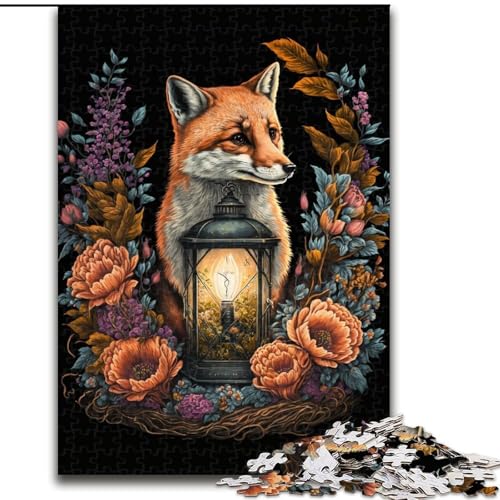 1000-teiliges Puzzle für Erwachsene, süßer Fuchs aus Holz, interaktives Familienspiel, geeignet für Kinder ab 14 Jahren, 50x75cm, Weihnachten oder Geburtstage 1000-teiliges Puzzle für Erwachsene, süßer Fuchs aus Holz, interaktives Familienspiel, geeignet für Kinder ab 14 Jahren, 50x75cm, Weihnachten oder Geburtstage von LiJianXXR