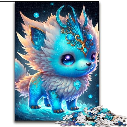 1000-teiliges Puzzle für Erwachsene, süßes Drachenbaby aus Holz, hochschwieriges Denkspiel für Teenager, 50x75cm, Geburtstagsgeschenkidee, anspruchsvolles Denkspiel 1000-teiliges Puzzle für Erwachsene, süßes Drachenbaby aus Holz, hochschwieriges Denkspiel für Teenager, 50x75cm, Geburtstagsgeschenkidee, anspruchsvolles Denkspiel von LiJianXXR