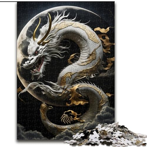1000-teiliges Puzzle für Erwachsene, tapferer Drache, aus Holz, EIN tolles Geschenk für Familienspaß, 50x75cm, für Geburtstage, Feiertage, Weihnachten, Halloween 1000-teiliges Puzzle für Erwachsene, tapferer Drache, aus Holz, EIN tolles Geschenk für Familienspaß, 50x75cm, für Geburtstage, Feiertage, Weihnachten, Halloween von LiJianXXR