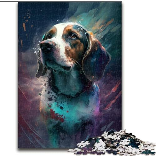 1000-teiliges Puzzle für Erwachsene,Beagle-Hundemalerei,aus Holz,ideal für Familienspaß,Entspannung, 50x75cm,Aktivität für Erwachsene und Familien,DIY-Geschenk zur Heimdekoration 1000-teiliges Puzzle für Erwachsene,Beagle-Hundemalerei,aus Holz,ideal für Familienspaß,Entspannung, 50x75cm,Aktivität für Erwachsene und Familien,DIY-Geschenk zur Heimdekoration von LiJianXXR