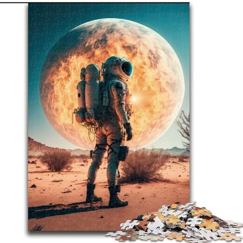 1000-teiliges Puzzle für Erwachsene Astronaut auf neuem Planeten aus Holz, hochschwieriges Denkspiel für Teenager, 50x75cm, Geburtstagsgeschenkidee, anspruchsvolles Denkspiel 1000-teiliges Puzzle für Erwachsene Astronaut auf neuem Planeten aus Holz, hochschwieriges Denkspiel für Teenager, 50x75cm, Geburtstagsgeschenkidee, anspruchsvolles Denkspiel von LiJianXXR
