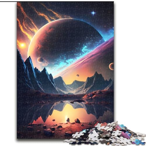 1000-teiliges Puzzle für Erwachsene Außerirdische Oase, Puzzle aus Karton, Denkspiel für Teenager, 1000 Teile(26x38cm) von LiJianXXR