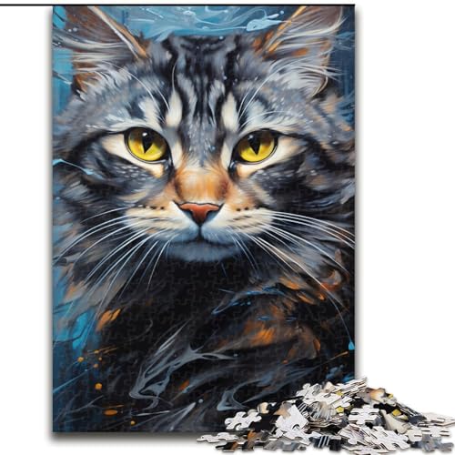 1000-teiliges Puzzle für Erwachsene Traumkatzen aus Holz, hochschwieriges Denkspiel für Teenager, 50x75cm, Geburtstagsgeschenkidee, anspruchsvolles Denkspiel 1000-teiliges Puzzle für Erwachsene Traumkatzen aus Holz, hochschwieriges Denkspiel für Teenager, 50x75cm, Geburtstagsgeschenkidee, anspruchsvolles Denkspiel von LiJianXXR