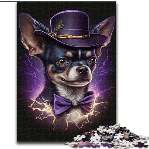 1000-teiliges Puzzle für Erwachsene mit Chihuahua-Motiv aus Holz, hochschwieriges Denkspiel für Teenager, 50x75cm, Geburtstagsgeschenkidee, anspruchsvolles Denkspiel 1000-teiliges Puzzle für Erwachsene mit Chihuahua-Motiv aus Holz, hochschwieriges Denkspiel für Teenager, 50x75cm, Geburtstagsgeschenkidee, anspruchsvolles Denkspiel von LiJianXXR