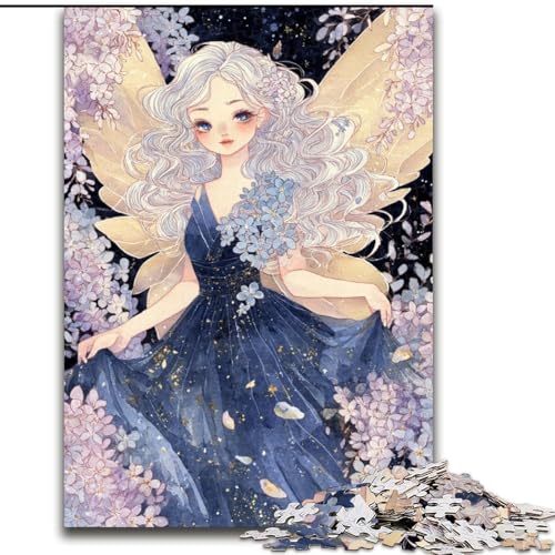 1000-teiliges Puzzle für Erwachsene und Jugendliche, Elfenmädchen, Lernspielzeug, einzigartige Geburtstags- und Geschenkideen für Kinder ab 14 Jahren (Größe 50x75cm) von LiJianXXR