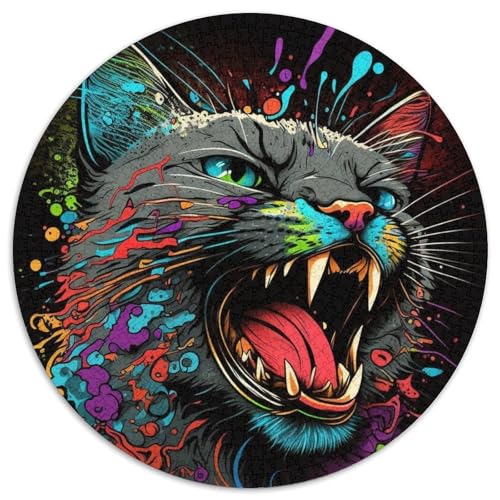1000-teiliges Puzzle mit Katzenmotiv, Puzzle für Erwachsene, anspruchsvolles Denkspiel, Familienaktivität, Heimdekoration, 67,5 x 67,5 cm 1000-teiliges Puzzle mit Katzenmotiv, Puzzle für Erwachsene, anspruchsvolles Denkspiel, Familienaktivität, Heimdekoration, 67,5 x 67,5 cm von LiJianXXR