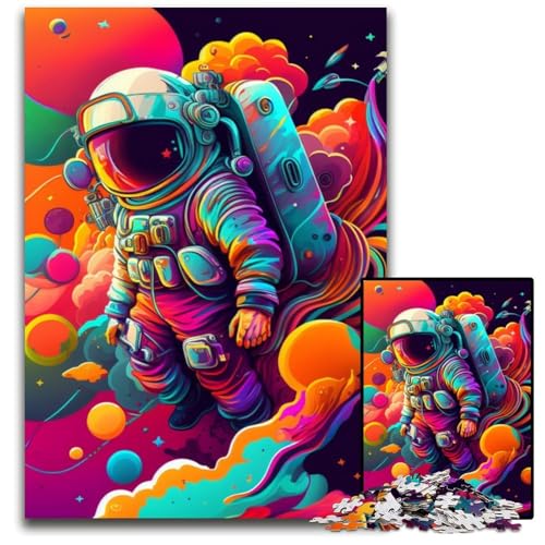 Astronaut 1000-Teile-Puzzle, Geschenke, Puzzles für Erwachsene, Denkspiel für Teenager und Familieninteraktion, 50x75cm/19,68x29,52 Zoll Astronaut 1000-Teile-Puzzle, Geschenke, Puzzles für Erwachsene, Denkspiel für Teenager und Familieninteraktion, 50x75cm/19,68x29,52 Zoll von LiJianXXR