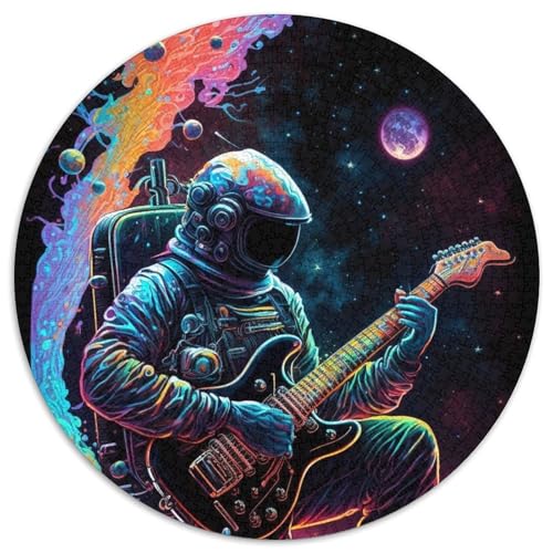 Astronauten-Gitarren-Puzzle für Erwachsene, 1000 runde Puzzleteile, 1000 Teile, Familie und Freunde, geeignet für Kinder ab 14 Jahren, 67,5 x 67,5 cm Astronauten-Gitarren-Puzzle für Erwachsene, 1000 runde Puzzleteile, 1000 Teile, Familie und Freunde, geeignet für Kinder ab 14 Jahren, 67,5 x 67,5 cm von LiJianXXR