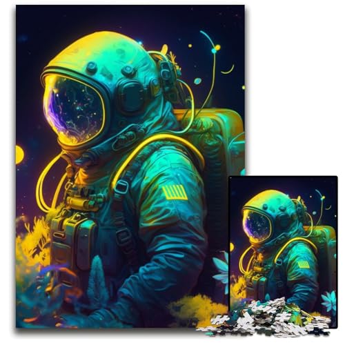 Astronauten-Puzzle für Erwachsene, 1000 Teile, Puzzle für Erwachsene, perfekt für Halloween, Weihnachten, Geburtstagsgeschenk, 26x38cm/10,23x14,96 Zoll Astronauten-Puzzle für Erwachsene, 1000 Teile, Puzzle für Erwachsene, perfekt für Halloween, Weihnachten, Geburtstagsgeschenk, 26x38cm/10,23x14,96 Zoll von LiJianXXR