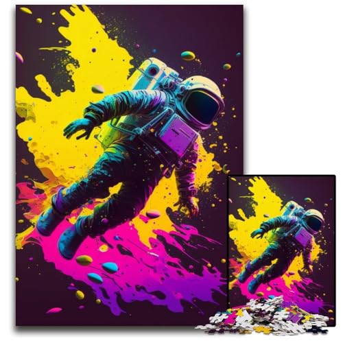 Astronauten-Puzzle für Erwachsene, 1000 Teile, Puzzle für Erwachsene, perfekt für Halloween, Weihnachten, Geburtstagsgeschenk, 50x75cm/19,68x29,52 Zoll Astronauten-Puzzle für Erwachsene, 1000 Teile, Puzzle für Erwachsene, perfekt für Halloween, Weihnachten, Geburtstagsgeschenk, 50x75cm/19,68x29,52 Zoll von LiJianXXR