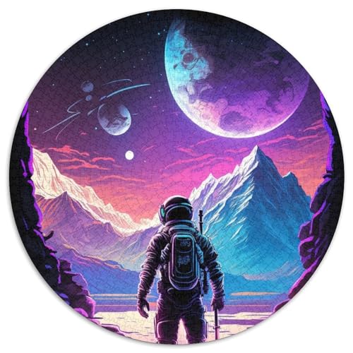 Astronauten-Puzzle für Erwachsene, 1000 Teile, runde Puzzles mit 1000 Teilen für Erwachsene, Spaß für die ganze Familie, Basteln, perfekt für Geburtstage, Feiertage, 67,5 x 67,5 cm Astronauten-Puzzle für Erwachsene, 1000 Teile, runde Puzzles mit 1000 Teilen für Erwachsene, Spaß für die ganze Familie, Basteln, perfekt für Geburtstage, Feiertage, 67,5 x 67,5 cm von LiJianXXR