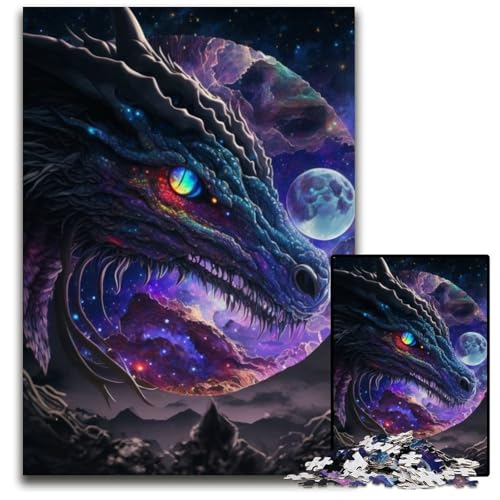 Brave Dragon Puzzle für Erwachsene, 1000-teiliges Papppuzzle, anspruchsvolles DIY-Denkspiel für Teenager, 26x38cm/10,23x14,96 Zoll Brave Dragon Puzzle für Erwachsene, 1000-teiliges Papppuzzle, anspruchsvolles DIY-Denkspiel für Teenager, 26x38cm/10,23x14,96 Zoll von LiJianXXR