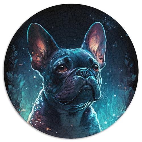 Bulldoggen-Puzzle 1000 Teile für Erwachsene. Unmögliches Puzzle für Erwachsene Geburtstage und Feiertage. 67,5 x 67,5 cm von LiJianXXR