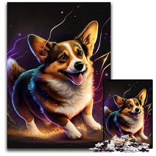 Corgi-Puzzle für Erwachsene, 1000 Teile, Puzzle für Erwachsene, perfekt für Halloween, Weihnachten, Geburtstagsgeschenk, 26x38cm/10,23x14,96 Zoll Corgi-Puzzle für Erwachsene, 1000 Teile, Puzzle für Erwachsene, perfekt für Halloween, Weihnachten, Geburtstagsgeschenk, 26x38cm/10,23x14,96 Zoll von LiJianXXR