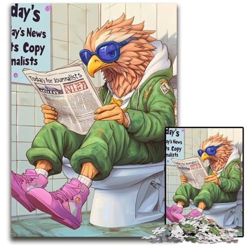 Eagle Go Toiletten-Puzzles für 1000 Teile, anspruchsvolle Puzzles, anspruchsvolle Denksportaufgabe, Familienaktivität, Heimdekoration, 26x38cm/10,23x14,96 Zoll Eagle Go Toiletten-Puzzles für 1000 Teile, anspruchsvolle Puzzles, anspruchsvolle Denksportaufgabe, Familienaktivität, Heimdekoration, 26x38cm/10,23x14,96 Zoll von LiJianXXR