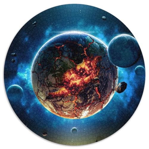 End of The World Puzzle für Erwachsene, 1000 Teile, 1000-teiliges rundes Puzzle für Erwachsene, Spaß für die ganze Familie, Basteln, perfekt für Geburtstage, Feiertage, 67,5 x 67,5 cm End of The World Puzzle für Erwachsene, 1000 Teile, 1000-teiliges rundes Puzzle für Erwachsene, Spaß für die ganze Familie, Basteln, perfekt für Geburtstage, Feiertage, 67,5 x 67,5 cm von LiJianXXR