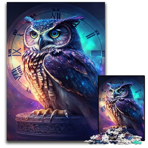 Eulen-Puzzle 1000 Teile für Erwachsene, Puzzle für Erwachsene, interaktives Familienspiel, Denksportaufgabe, Lernspielzeug, 50x75cm/19,68x29,52 Zoll Eulen-Puzzle 1000 Teile für Erwachsene, Puzzle für Erwachsene, interaktives Familienspiel, Denksportaufgabe, Lernspielzeug, 50x75cm/19,68x29,52 Zoll von LiJianXXR