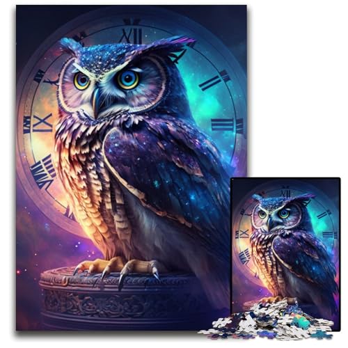 Eulen-Puzzle für Erwachsene, 1000 Teile, Puzzle für Erwachsene, perfekt für Halloween, Weihnachten, Geburtstagsgeschenk, 26x38cm/10,23x14,96 Zoll Eulen-Puzzle für Erwachsene, 1000 Teile, Puzzle für Erwachsene, perfekt für Halloween, Weihnachten, Geburtstagsgeschenk, 26x38cm/10,23x14,96 Zoll von LiJianXXR