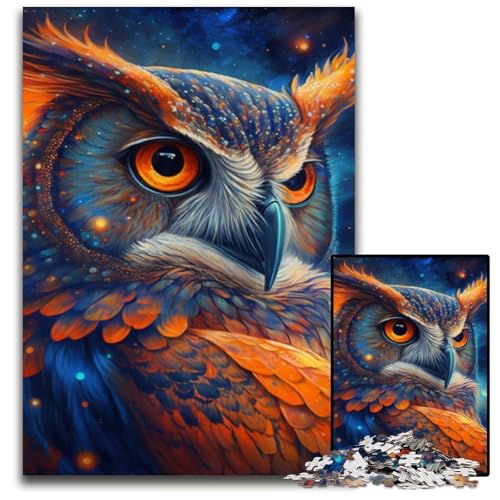 Eulen-Puzzle für Erwachsene, 1000 Teile, Puzzle für Erwachsene, perfekt für Halloween, Weihnachten, Geburtstagsgeschenk, 50x75cm/19,68x29,52 Zoll Eulen-Puzzle für Erwachsene, 1000 Teile, Puzzle für Erwachsene, perfekt für Halloween, Weihnachten, Geburtstagsgeschenk, 50x75cm/19,68x29,52 Zoll von LiJianXXR