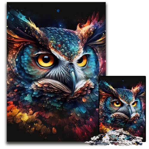 Eulen-Puzzle für Erwachsene, 1000-teiliges Papppuzzle, anspruchsvolles DIY-Denkspiel für Teenager, 26x38cm/10,23x14,96 Zoll Eulen-Puzzle für Erwachsene, 1000-teiliges Papppuzzle, anspruchsvolles DIY-Denkspiel für Teenager, 26x38cm/10,23x14,96 Zoll von LiJianXXR