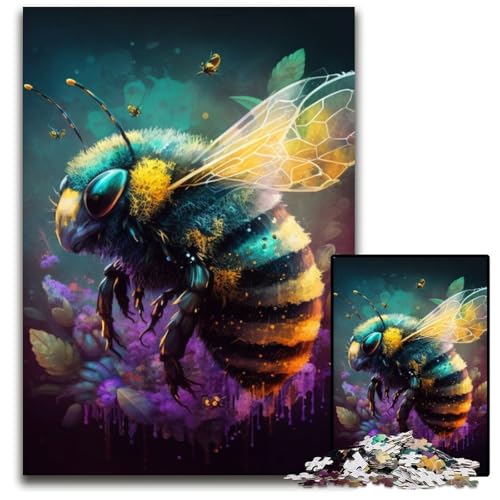 Fantasy Bee Puzzle für Erwachsene, 1000 Teile, Puzzle für Erwachsene, perfekt für Halloween, Weihnachten, Geburtstagsgeschenk, 26x38cm/10,23x14,96 Zoll Fantasy Bee Puzzle für Erwachsene, 1000 Teile, Puzzle für Erwachsene, perfekt für Halloween, Weihnachten, Geburtstagsgeschenk, 26x38cm/10,23x14,96 Zoll von LiJianXXR