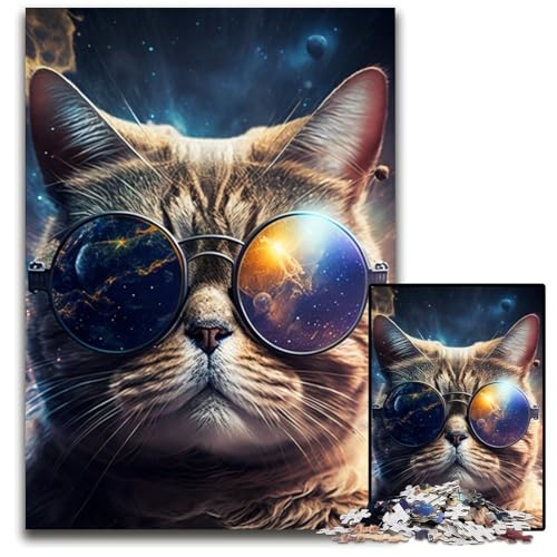 Fantasy Cat 1000-Teile-Puzzle, Geschenke, Puzzles für Erwachsene, Denkspiel für Teenager und Familieninteraktion, 26x38cm/10,23x14,96 Zoll Fantasy Cat 1000-Teile-Puzzle, Geschenke, Puzzles für Erwachsene, Denkspiel für Teenager und Familieninteraktion, 26x38cm/10,23x14,96 Zoll von LiJianXXR