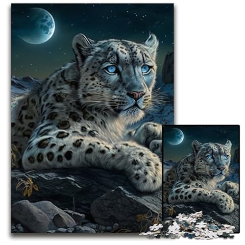 Fantasy-Leoparden-Puzzle für Erwachsene, 1000 Teile, Papp-Puzzle, Spaß für den Familienspielabend, dekoratives Kunstwerk zum Selbermachen, 26x38cm/10,23x14,96 Zoll Fantasy-Leoparden-Puzzle für Erwachsene, 1000 Teile, Papp-Puzzle, Spaß für den Familienspielabend, dekoratives Kunstwerk zum Selbermachen, 26x38cm/10,23x14,96 Zoll von LiJianXXR