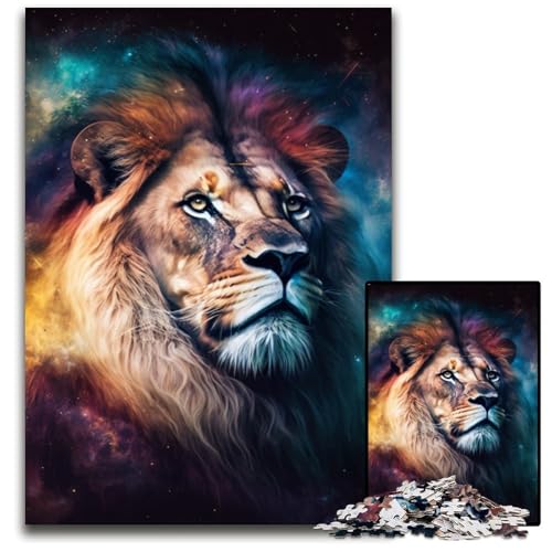 Fantasy Lion 1000-Teile-Puzzle für Erwachsene, anspruchsvolle Puzzles, interaktives Familienspiel, Gehirn-Herausforderung, Lernspielzeug, 50x75cm/19,68x29,52 Zoll Fantasy Lion 1000-Teile-Puzzle für Erwachsene, anspruchsvolle Puzzles, interaktives Familienspiel, Gehirn-Herausforderung, Lernspielzeug, 50x75cm/19,68x29,52 Zoll von LiJianXXR