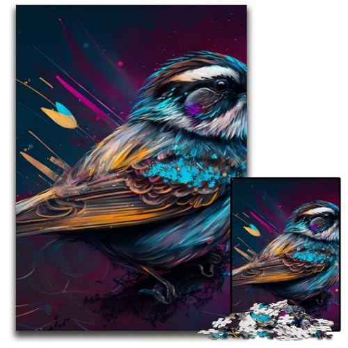 Fantasy Sparrow 1000-Teile-Puzzle für Erwachsene, anspruchsvolle Puzzles, interaktives Familienspiel, Denksportaufgabe, Lernspielzeug, 50x75cm/19,68x29,52 Zoll Fantasy Sparrow 1000-Teile-Puzzle für Erwachsene, anspruchsvolle Puzzles, interaktives Familienspiel, Denksportaufgabe, Lernspielzeug, 50x75cm/19,68x29,52 Zoll von LiJianXXR