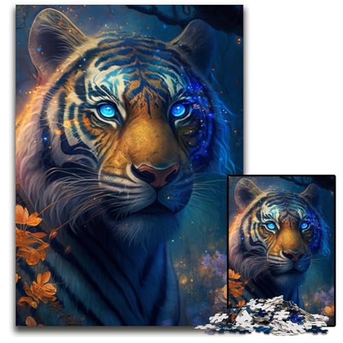 Fantasy Tiger Puzzle 1000 Teile für Erwachsene Puzzles für Erwachsene Interaktives Familienspiel, Gehirn-Herausforderung, Lernspielzeug 26x38cm/10,23x14,96 Zoll Fantasy Tiger Puzzle 1000 Teile für Erwachsene Puzzles für Erwachsene Interaktives Familienspiel, Gehirn-Herausforderung, Lernspielzeug 26x38cm/10,23x14,96 Zoll von LiJianXXR