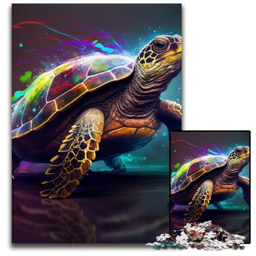 Fantasy Turtle Puzzle für Erwachsene, 1000 Teile, Puzzle für Erwachsene, perfekt für Halloween, Weihnachten, Geburtstagsgeschenk, 50x75cm/19,68x29,52 Zoll Fantasy Turtle Puzzle für Erwachsene, 1000 Teile, Puzzle für Erwachsene, perfekt für Halloween, Weihnachten, Geburtstagsgeschenk, 50x75cm/19,68x29,52 Zoll von LiJianXXR