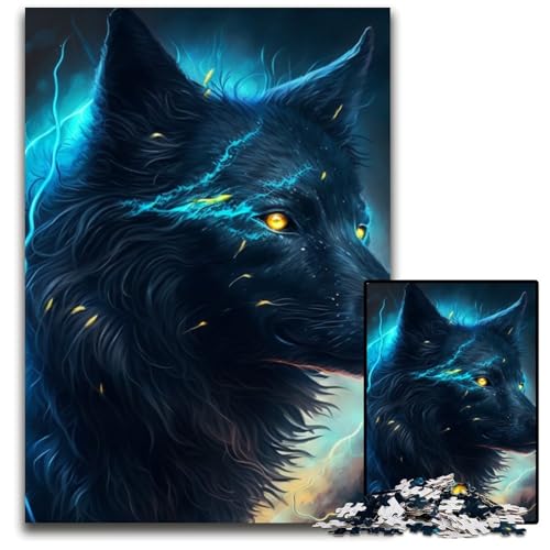 Fantasy Wolf Puzzle 1000 Teile für Erwachsene Puzzles für Erwachsene Interaktives Familienspiel, Gehirn-Herausforderung, Lernspielzeug 50x75cm/19,68x29,52 Zoll Fantasy Wolf Puzzle 1000 Teile für Erwachsene Puzzles für Erwachsene Interaktives Familienspiel, Gehirn-Herausforderung, Lernspielzeug 50x75cm/19,68x29,52 Zoll von LiJianXXR