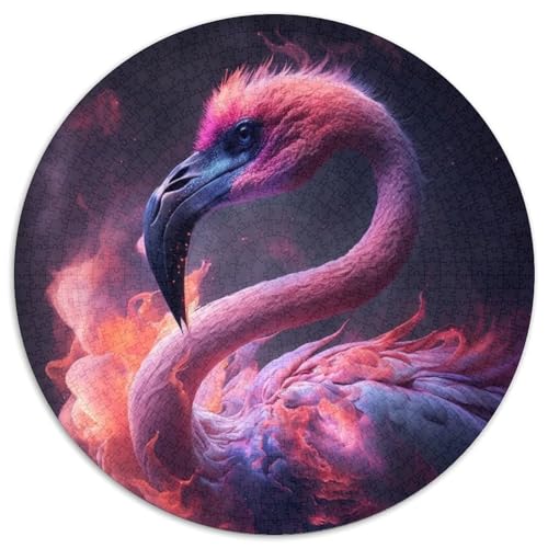 Flamingo-Mal-Puzzle, 1000 Teile, für Erwachsene, Papppuzzle, anspruchsvolles Denkspiel für Teenager, Spaß für den Familienspieleabend, 67,5 x 67,5 cm Flamingo-Mal-Puzzle, 1000 Teile, für Erwachsene, Papppuzzle, anspruchsvolles Denkspiel für Teenager, Spaß für den Familienspieleabend, 67,5 x 67,5 cm von LiJianXXR
