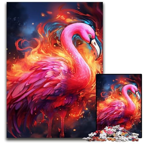 Flamingo-Puzzle 1000 Teile für Erwachsene, Puzzle für Erwachsene, interaktives Familienspiel, Gehirn-Herausforderung, Lernspielzeug, 26x38cm/10,23x14,96 Zoll Flamingo-Puzzle 1000 Teile für Erwachsene, Puzzle für Erwachsene, interaktives Familienspiel, Gehirn-Herausforderung, Lernspielzeug, 26x38cm/10,23x14,96 Zoll von LiJianXXR