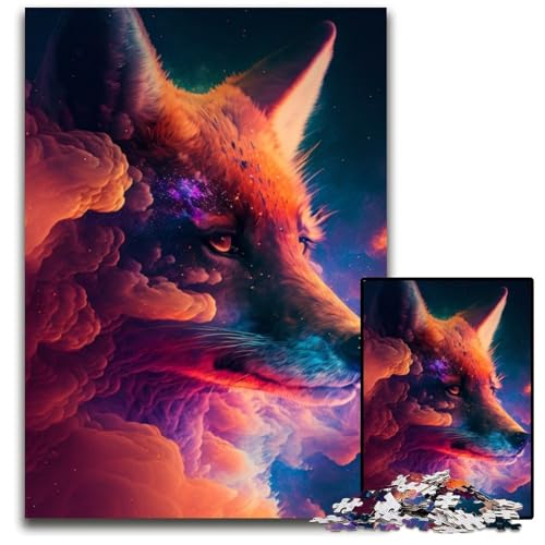 Fox Nebula Puzzle 1000 Teile für Erwachsene, Puzzles für Erwachsene, interaktives Familienspiel, Gehirn-Herausforderung, Lernspielzeug, 26x38cm/10,23x14,96 Zoll Fox Nebula Puzzle 1000 Teile für Erwachsene, Puzzles für Erwachsene, interaktives Familienspiel, Gehirn-Herausforderung, Lernspielzeug, 26x38cm/10,23x14,96 Zoll von LiJianXXR