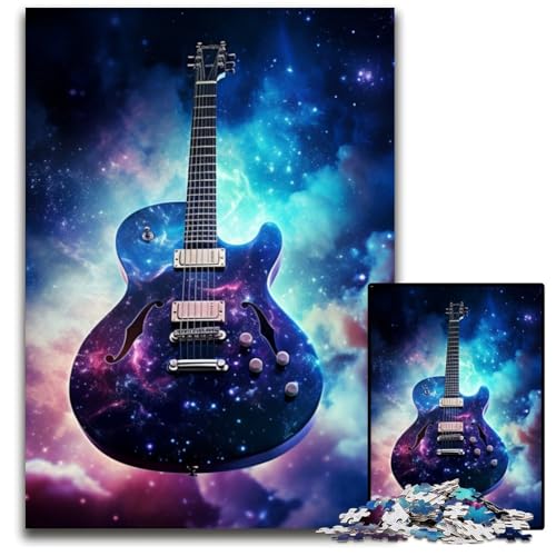 Galaxy Guitar Puzzle für Erwachsene, 1000 Teile, Puzzle für Erwachsene, perfekt für Halloween, Weihnachten, Geburtstagsgeschenk, 26x38cm/10,23x14,96 Zoll Galaxy Guitar Puzzle für Erwachsene, 1000 Teile, Puzzle für Erwachsene, perfekt für Halloween, Weihnachten, Geburtstagsgeschenk, 26x38cm/10,23x14,96 Zoll von LiJianXXR