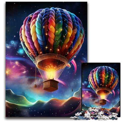 Galaxy Heißluftballon 1000-teiliges Puzzle für Erwachsene, Puzzles für Erwachsene für Feiertage, Geburtstage und Familienspieleabende, 26x38cm/10,23x14,96 Zoll Galaxy Heißluftballon 1000-teiliges Puzzle für Erwachsene, Puzzles für Erwachsene für Feiertage, Geburtstage und Familienspieleabende, 26x38cm/10,23x14,96 Zoll von LiJianXXR
