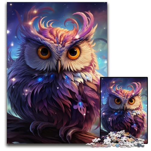 Galaxy Owl Puzzle für Erwachsene, 1000 Teile, Puzzle für Erwachsene, perfekt für Halloween, Weihnachten, Geburtstagsgeschenk, 26x38cm/10,23x14,96 Zoll Galaxy Owl Puzzle für Erwachsene, 1000 Teile, Puzzle für Erwachsene, perfekt für Halloween, Weihnachten, Geburtstagsgeschenk, 26x38cm/10,23x14,96 Zoll von LiJianXXR