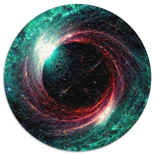 Green Space Hole Puzzle für Erwachsene, 1000 Teile, 1000-teiliges rundes Puzzle für Erwachsene, Spaß für die ganze Familie, Basteln, perfekt für Geburtstage, Feiertage, 67,5 x 67,5 cm Green Space Hole Puzzle für Erwachsene, 1000 Teile, 1000-teiliges rundes Puzzle für Erwachsene, Spaß für die ganze Familie, Basteln, perfekt für Geburtstage, Feiertage, 67,5 x 67,5 cm von LiJianXXR