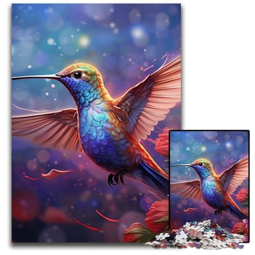 Hummingbird Art 1000-Teile-Puzzle für Erwachsene, anspruchsvolle Puzzles, interaktives Familienspiel, Gehirn-Herausforderung, Lernspielzeug, 26x38cm/10,23x14,96 Zoll Hummingbird Art 1000-Teile-Puzzle für Erwachsene, anspruchsvolle Puzzles, interaktives Familienspiel, Gehirn-Herausforderung, Lernspielzeug, 26x38cm/10,23x14,96 Zoll von LiJianXXR