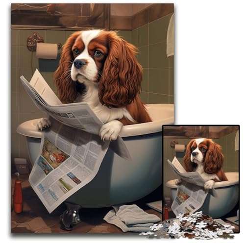 Hund liest Zeitung Puzzle 1000 Teile für Erwachsene Puzzles für Erwachsene Interaktives Familienspiel, Gehirn-Herausforderung, Lernspielzeug 50x75cm/19,68x29,52 Zoll Hund liest Zeitung Puzzle 1000 Teile für Erwachsene Puzzles für Erwachsene Interaktives Familienspiel, Gehirn-Herausforderung, Lernspielzeug 50x75cm/19,68x29,52 Zoll von LiJianXXR