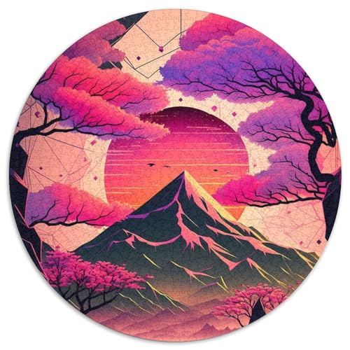 Japan Geometric Neon Art Puzzle für Erwachsene, 1000 Teile, 1000-teiliges rundes Puzzle für Erwachsene, Spaß für die ganze Familie, Basteln, perfekt für Geburtstage, Feiertage, 67,5 x 67,5 cm Japan Geometric Neon Art Puzzle für Erwachsene, 1000 Teile, 1000-teiliges rundes Puzzle für Erwachsene, Spaß für die ganze Familie, Basteln, perfekt für Geburtstage, Feiertage, 67,5 x 67,5 cm von LiJianXXR