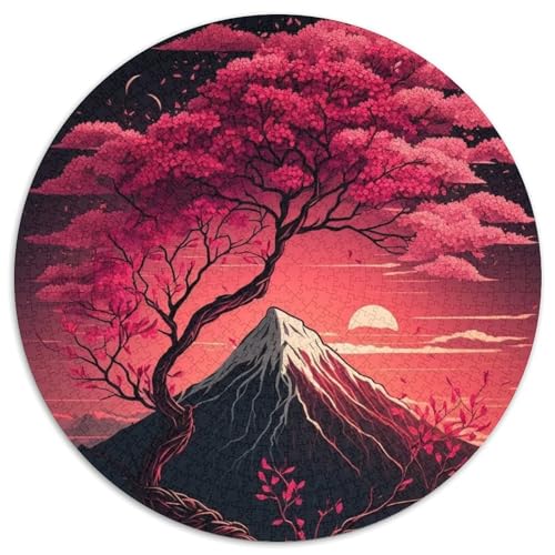 Japanische Kirschblüten-Puzzle für Erwachsene, 1000 Teile, runde Puzzles mit 1000 Teilen für Erwachsene, Spaß für die ganze Familie, Basteln, perfekt für Geburtstage, Feiertage, 67,5 x 67,5 cm Japanische Kirschblüten-Puzzle für Erwachsene, 1000 Teile, runde Puzzles mit 1000 Teilen für Erwachsene, Spaß für die ganze Familie, Basteln, perfekt für Geburtstage, Feiertage, 67,5 x 67,5 cm von LiJianXXR
