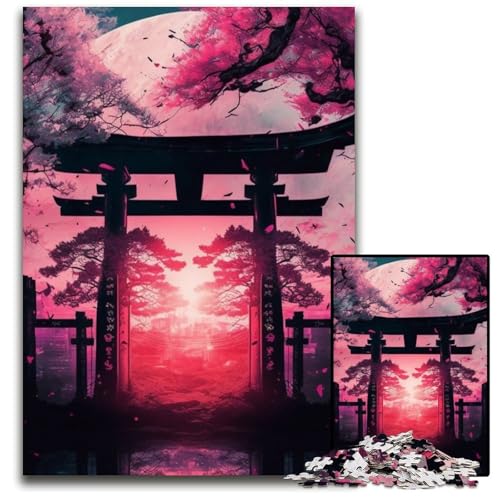 Kami Gate-Puzzle für Erwachsene, 1000-teiliges Papppuzzle, perfekt für Familienspaß an Weihnachten, Thanksgiving, Geburtstagen und Ostern, 26x38cm/10,23x14,96 Zoll Kami Gate-Puzzle für Erwachsene, 1000-teiliges Papppuzzle, perfekt für Familienspaß an Weihnachten, Thanksgiving, Geburtstagen und Ostern, 26x38cm/10,23x14,96 Zoll von LiJianXXR