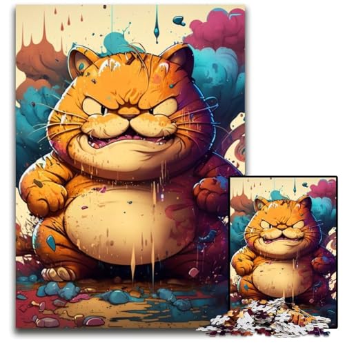 Katzen-Puzzle für Erwachsene, 1000 Teile, Puzzle für Erwachsene, perfekt für Halloween, Weihnachten, Geburtstagsgeschenk, 50x75cm/19,68x29,52 Zoll Katzen-Puzzle für Erwachsene, 1000 Teile, Puzzle für Erwachsene, perfekt für Halloween, Weihnachten, Geburtstagsgeschenk, 50x75cm/19,68x29,52 Zoll von LiJianXXR