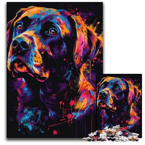 Labrador 1000-Teile-Puzzle, Geschenke, Puzzles für Erwachsene, Denkspiel für Teenager und Familieninteraktion, 26x38cm/10,23x14,96 Zoll Labrador 1000-Teile-Puzzle, Geschenke, Puzzles für Erwachsene, Denkspiel für Teenager und Familieninteraktion, 26x38cm/10,23x14,96 Zoll von LiJianXXR